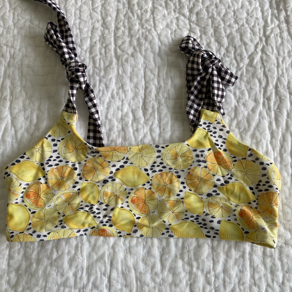 Sabo Skirt Yellow Black Swim top